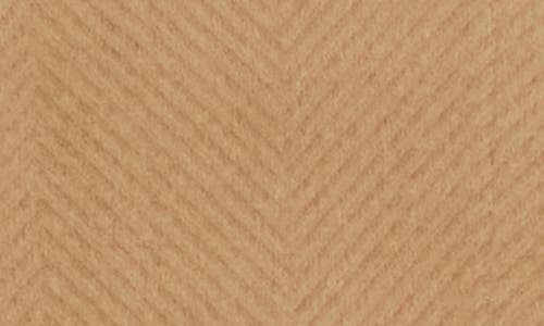 Theory Chevron Belted Wool Coat In Brown