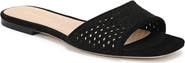 Veronica Beard Myla Perforated Slide Sandal