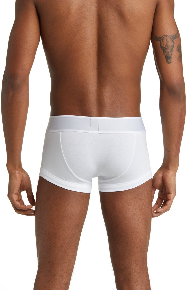 Emporio Armani Stretch Cotton Trunks, Alternate, color, 