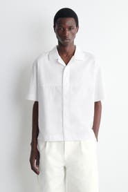 COS Relaxed Contrast-panel Shirt