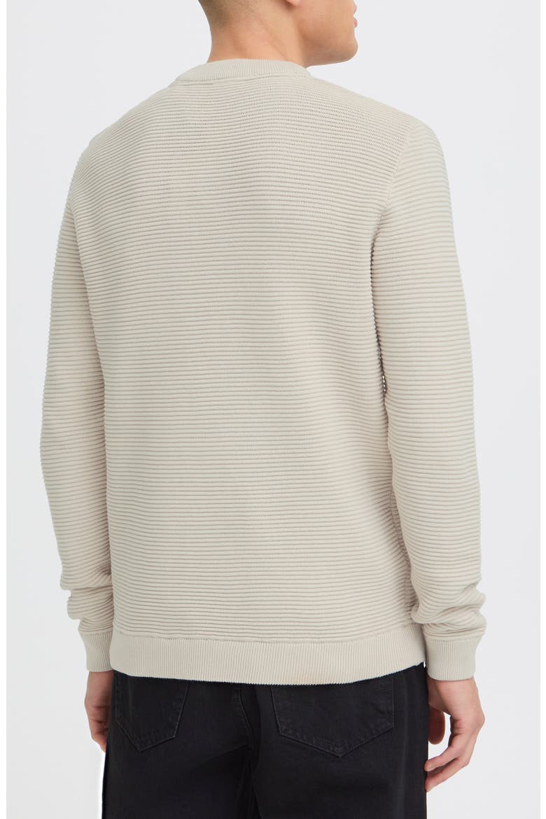 Ribbed Crewneck Sweater, Alternate, color, OATMEAL