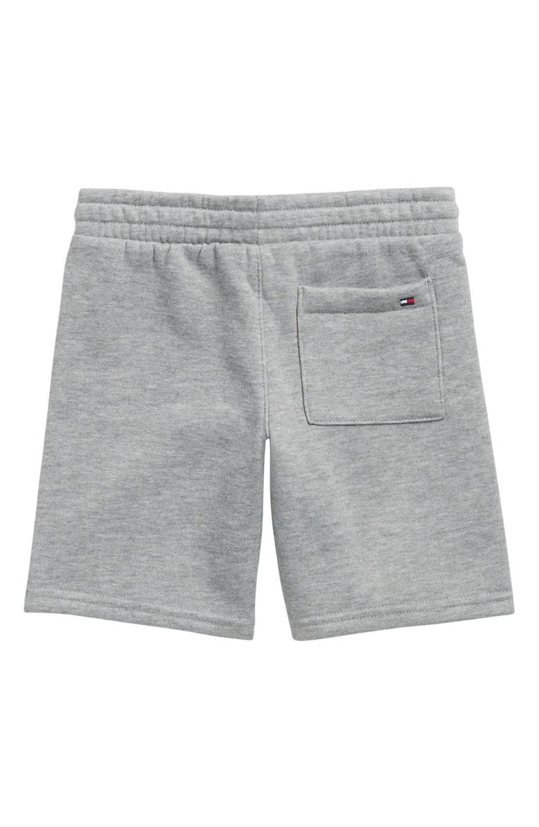 Tommy Hilfiger Kids' Stacked Logo Knit Shorts, Alternate, color, Grey Heather