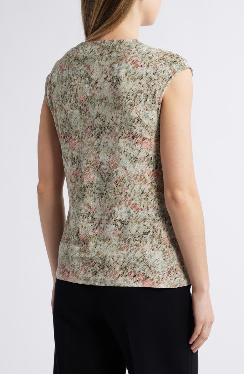 Anne Klein Cowl Neck Cap Sleeve Top, Alternate, color, 