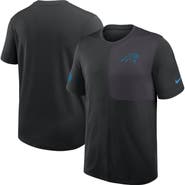 Nike Men's Nike Black Carolina Panthers Sideline UV Performance Coach Shirt