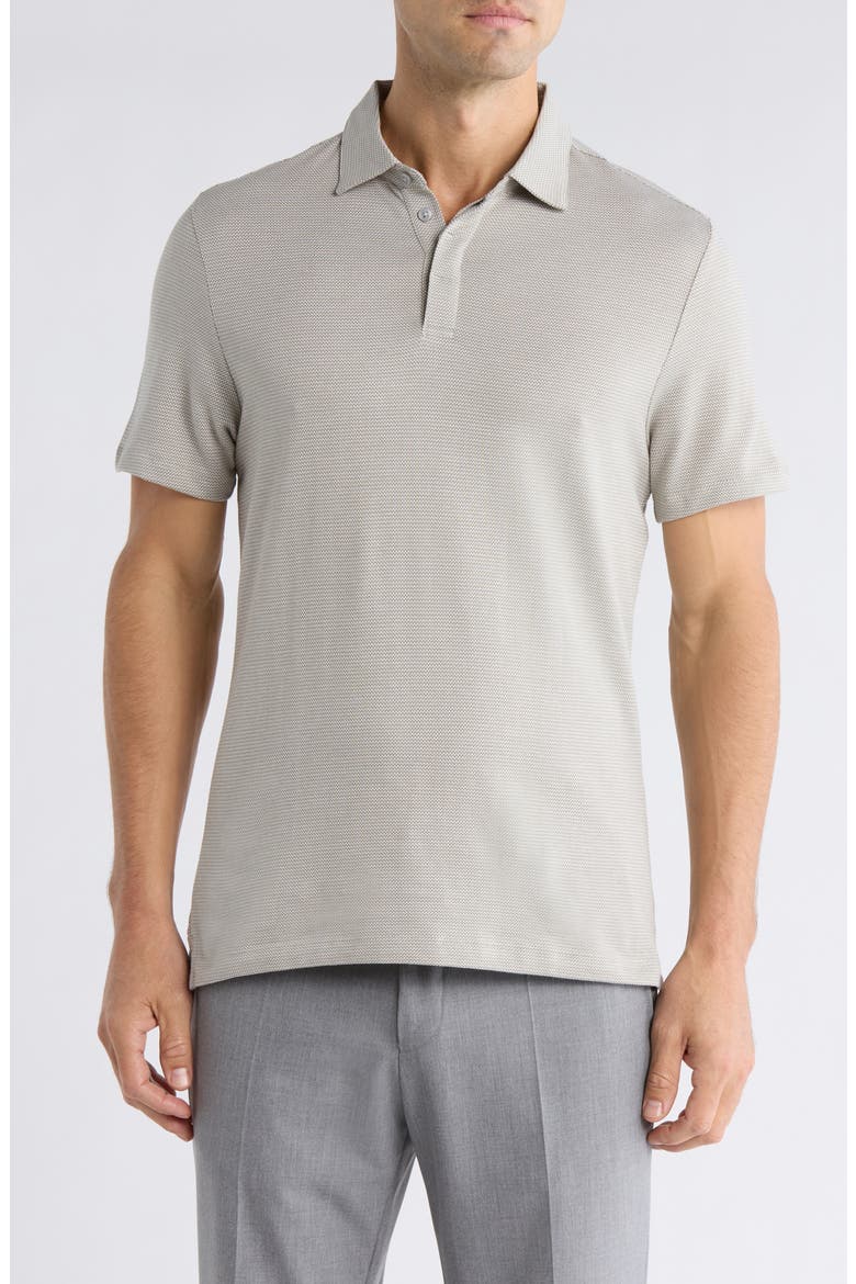 Artemis Cotton Polo, Main, color, DRIED SAGE