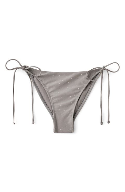 Rhinestone Cheeky Bikini Bottoms