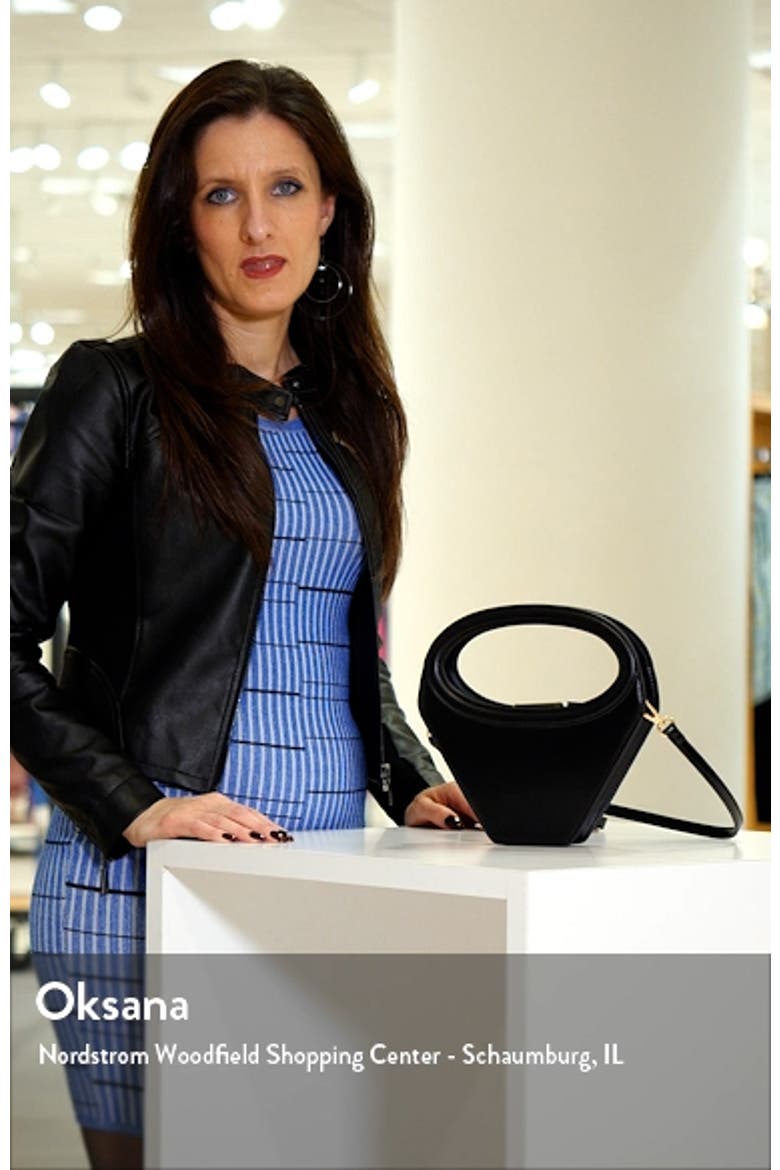 Frankie Triangle Faux Leather Crossbody Bag video