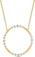 Bony Levy Mykonos Diamond Open Circle Pendant Necklace (Online Trunk Show)