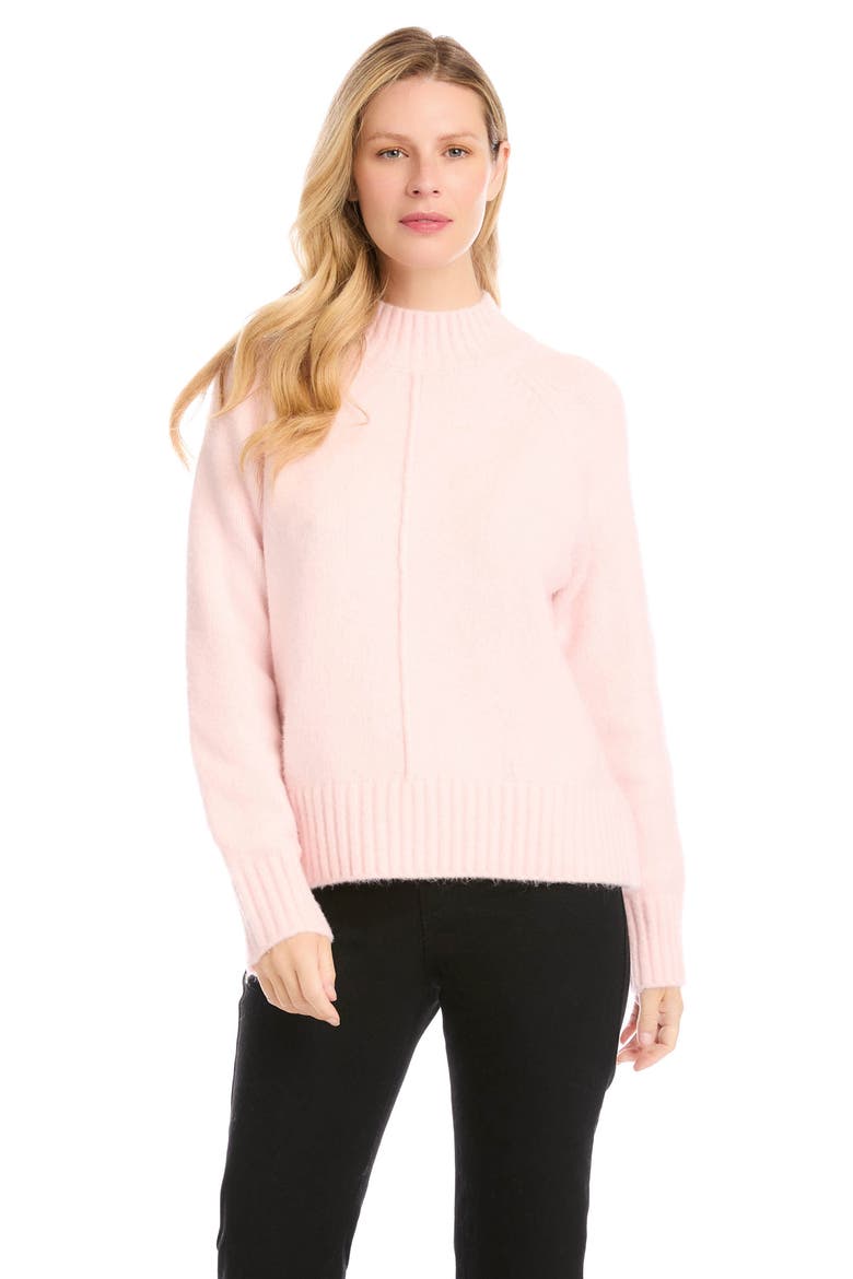 Turtleneck Sweater, Alternate, color, ROSE