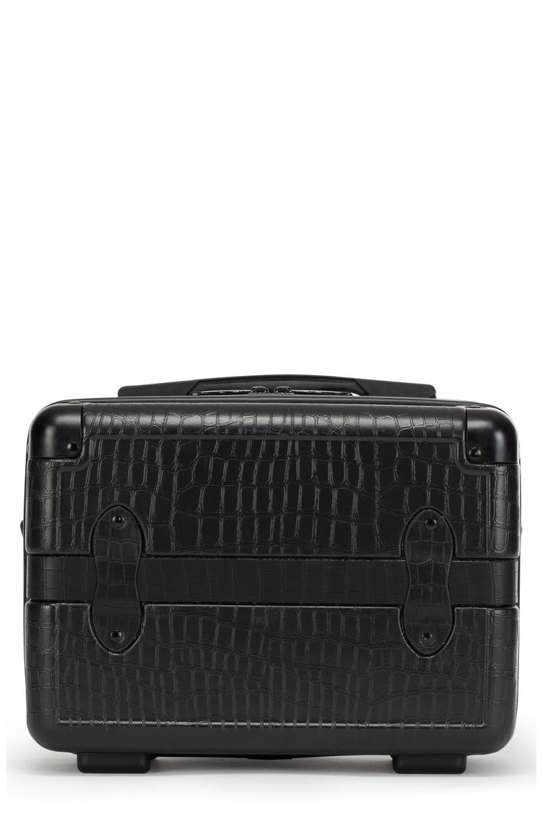 Trunk Vanity Travel Case, Main, color, BLACK