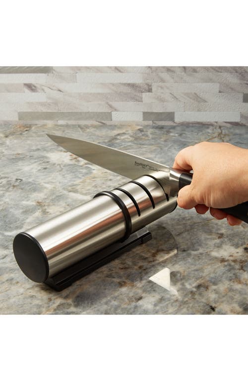 Berghoff Santoku 5-piece Knife & Sharpener Set In Silver