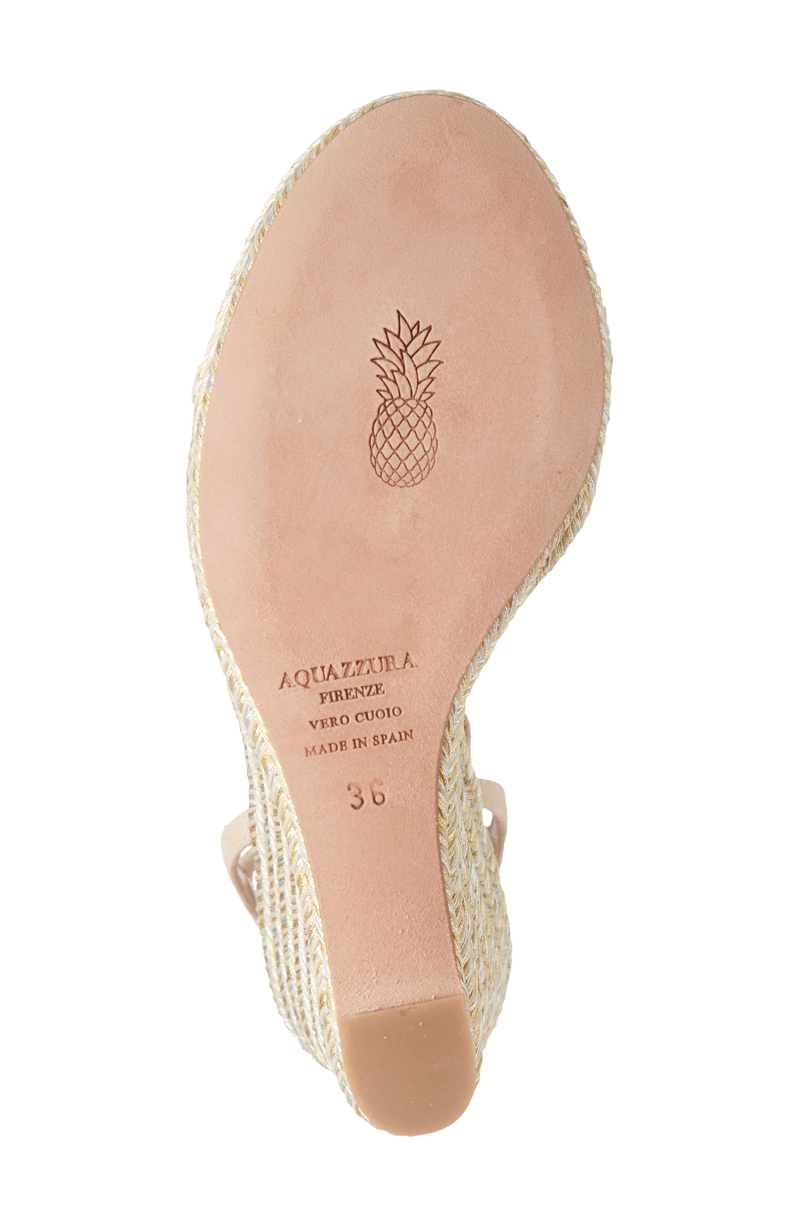 Ramatuelle Wedge Sandal, Alternate, color, NUDE