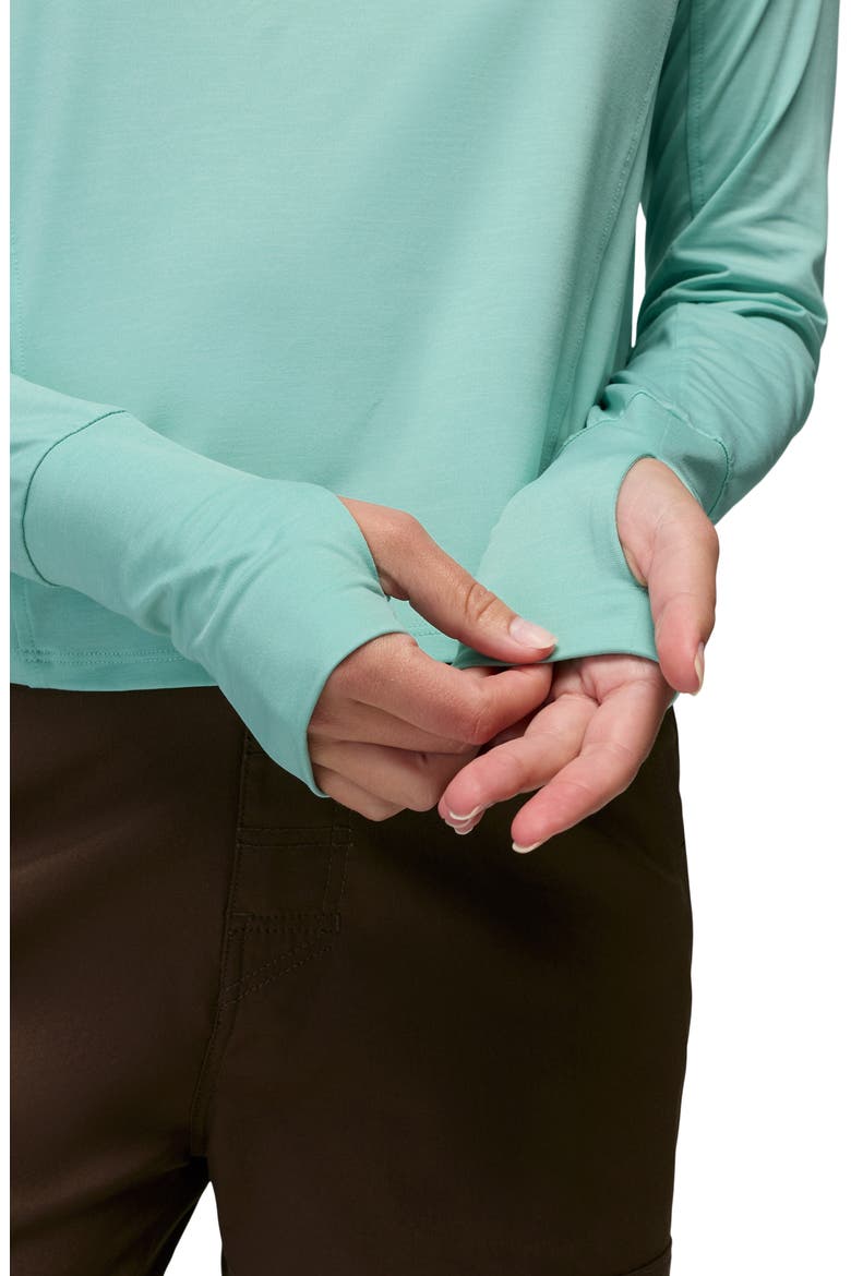 Sol Searcher UPF 50 Sun Hoodie, Alternate, color, SEA GLASS