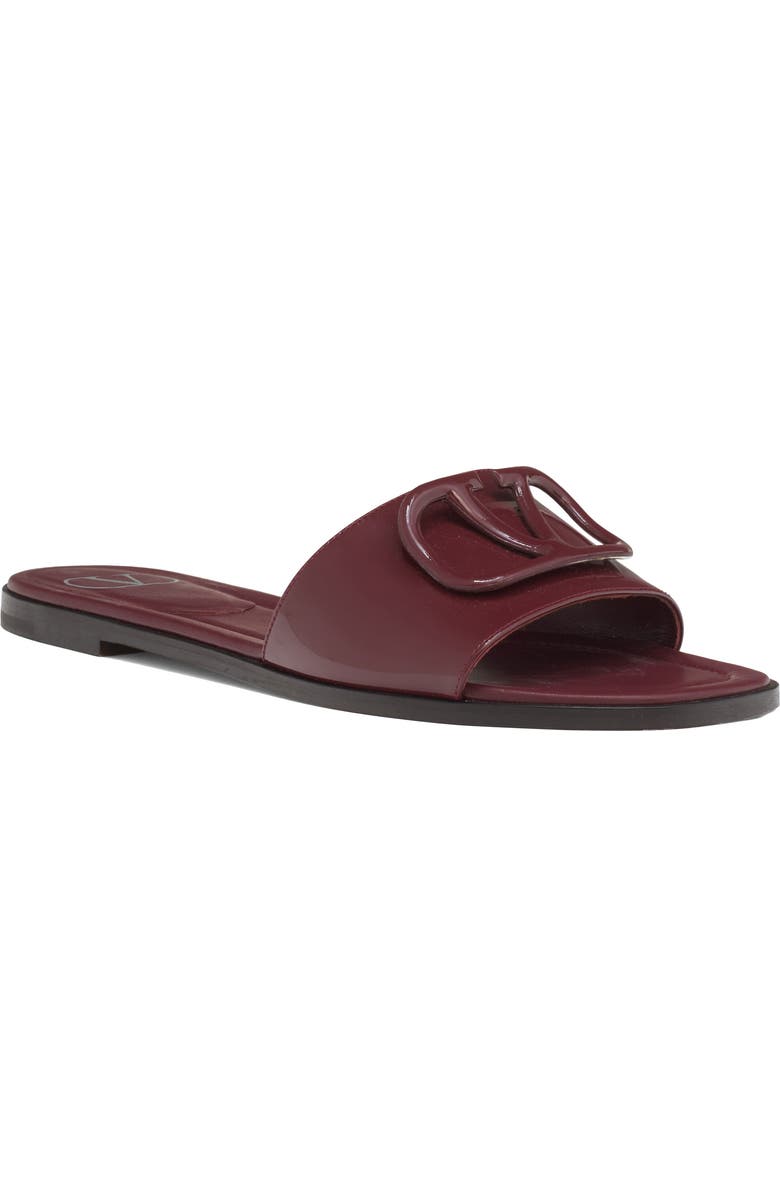 Valentino Garavani VLOGO Signature Slide Sandal, Main, color, Red