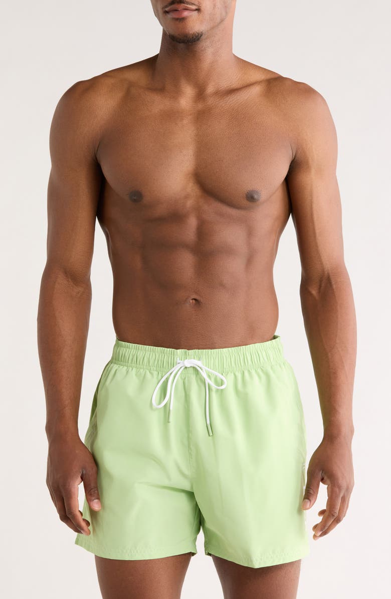 BOSS Max Board Shorts, Main, color, Open Green