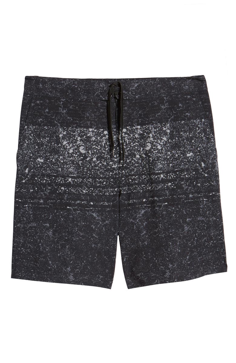 Zella Print Swim Trunks, Alternate, color, 