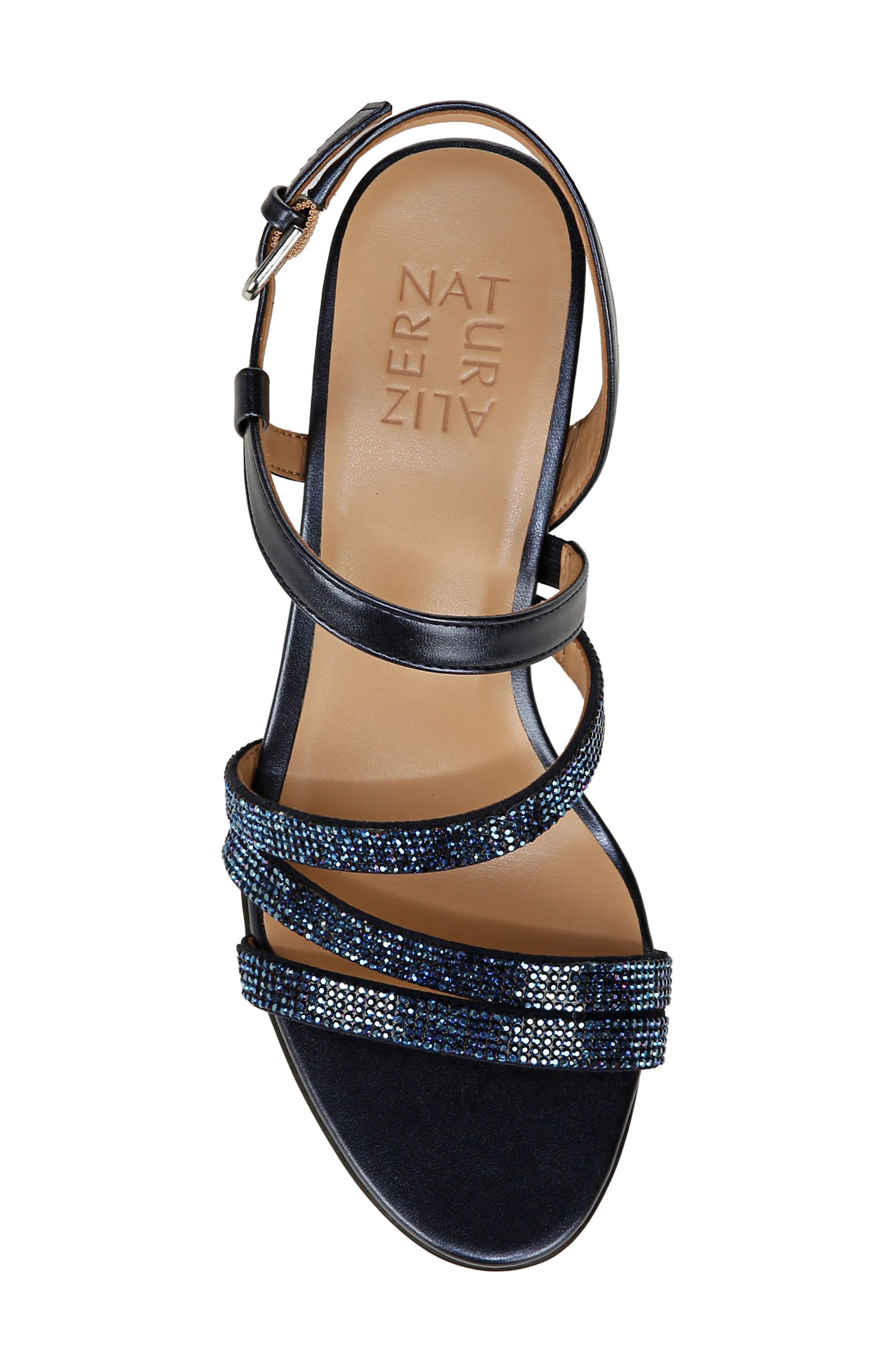 Bridget 2 Sandal, Alternate, color, FRENCH NAVY FAUX LEATHER