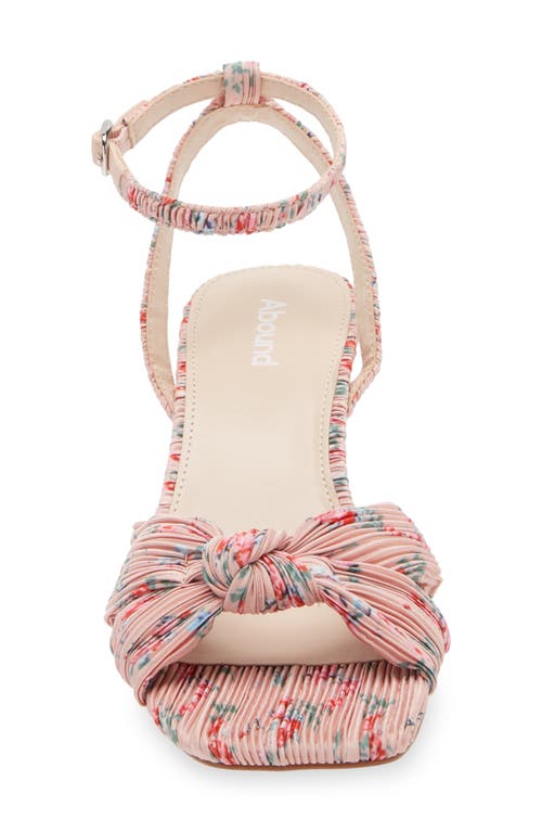 Abound Diana Kitten Heel Sandal In Pink Floral Multi