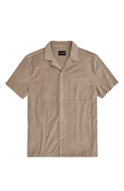 Terry Cloth Camp Shirt