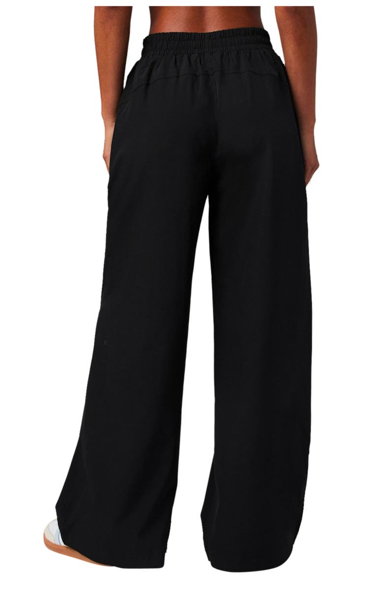 Fabletics Downtown Wide Leg Pant, Alternate, color, Black