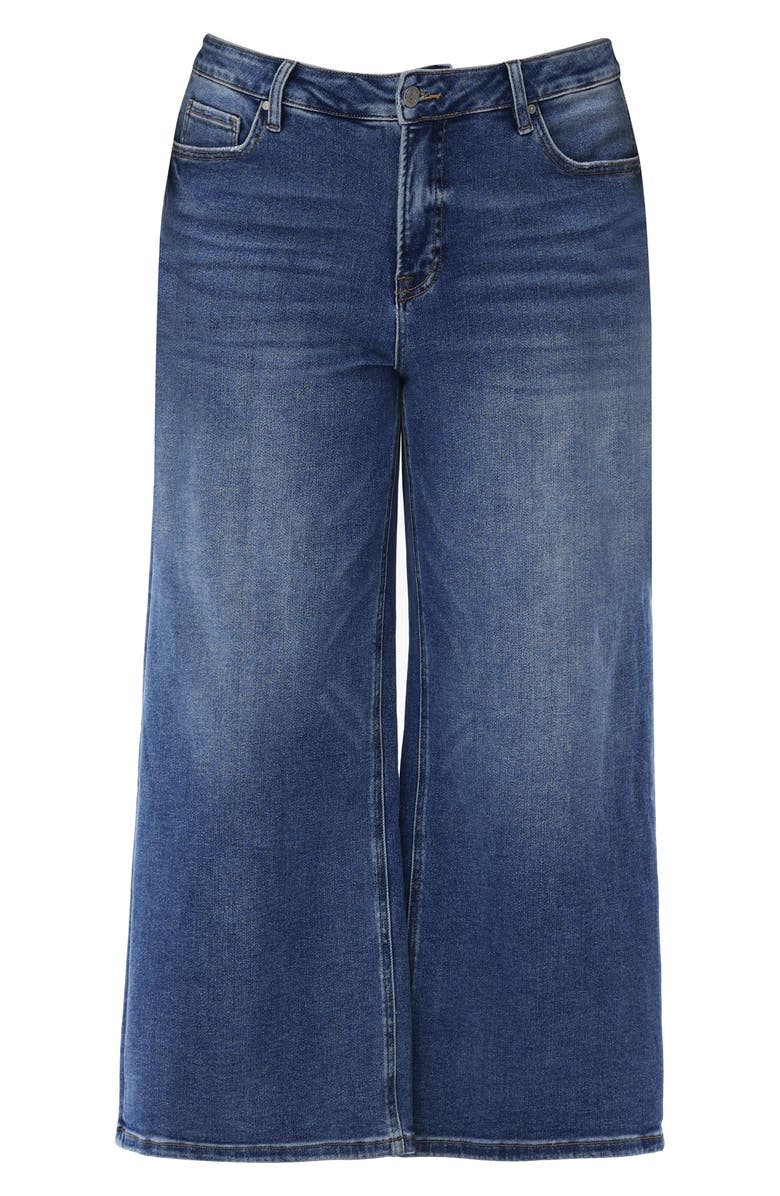 Bayeas Lisa Wide Leg Jeans, Alternate, color, Dark Blue