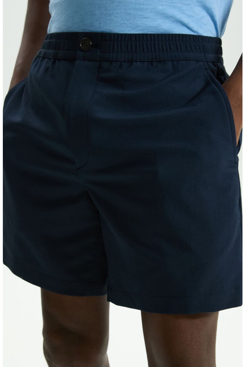 Larin Flat Front Drawstring Shorts, Alternate, color, BALTIC