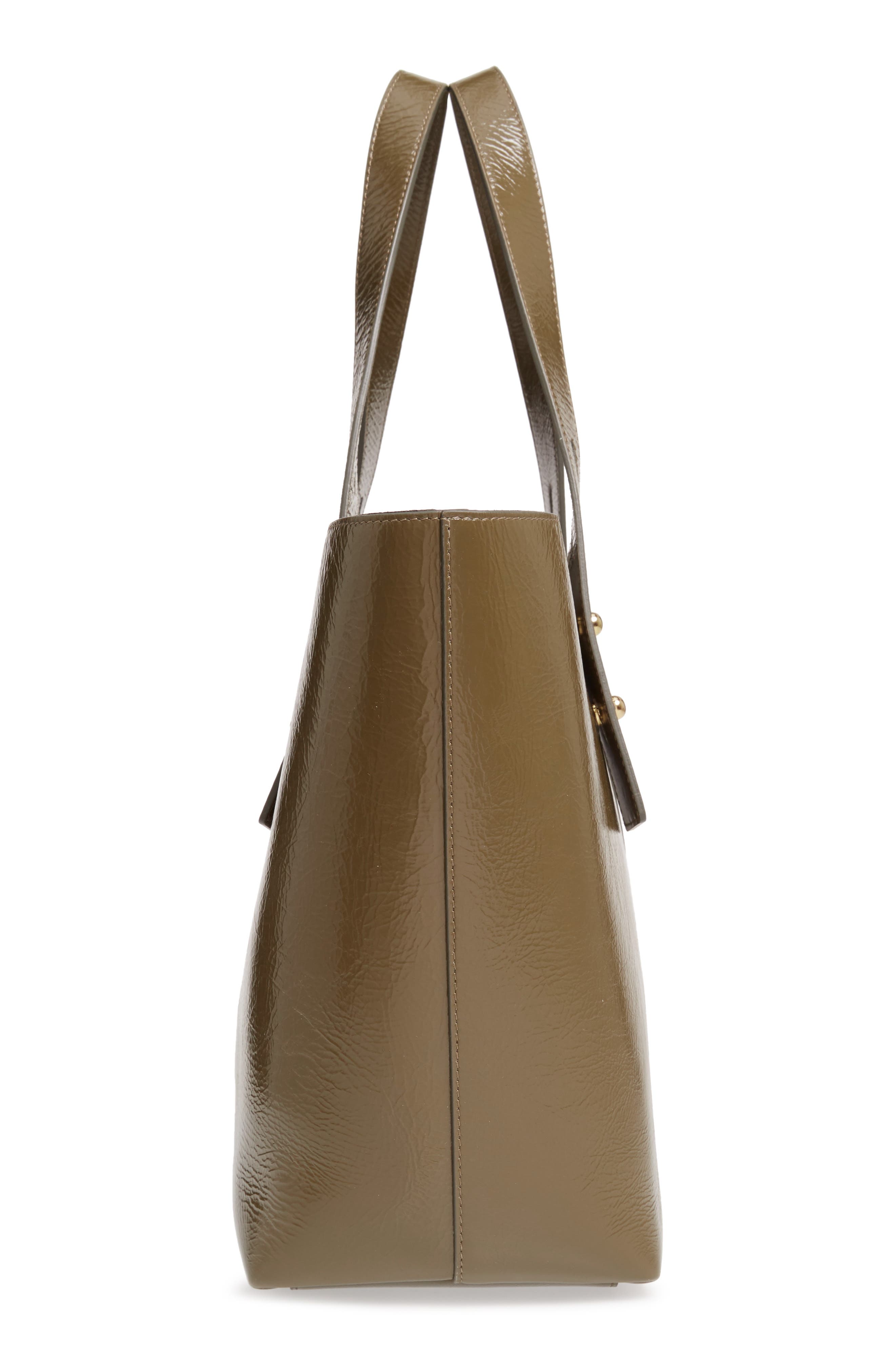 FRAME Medium Les Second Calfskin Leather Tote, Alternate, color, 