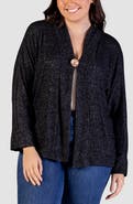 24seven Comfort Apparel One-Button Cardigan