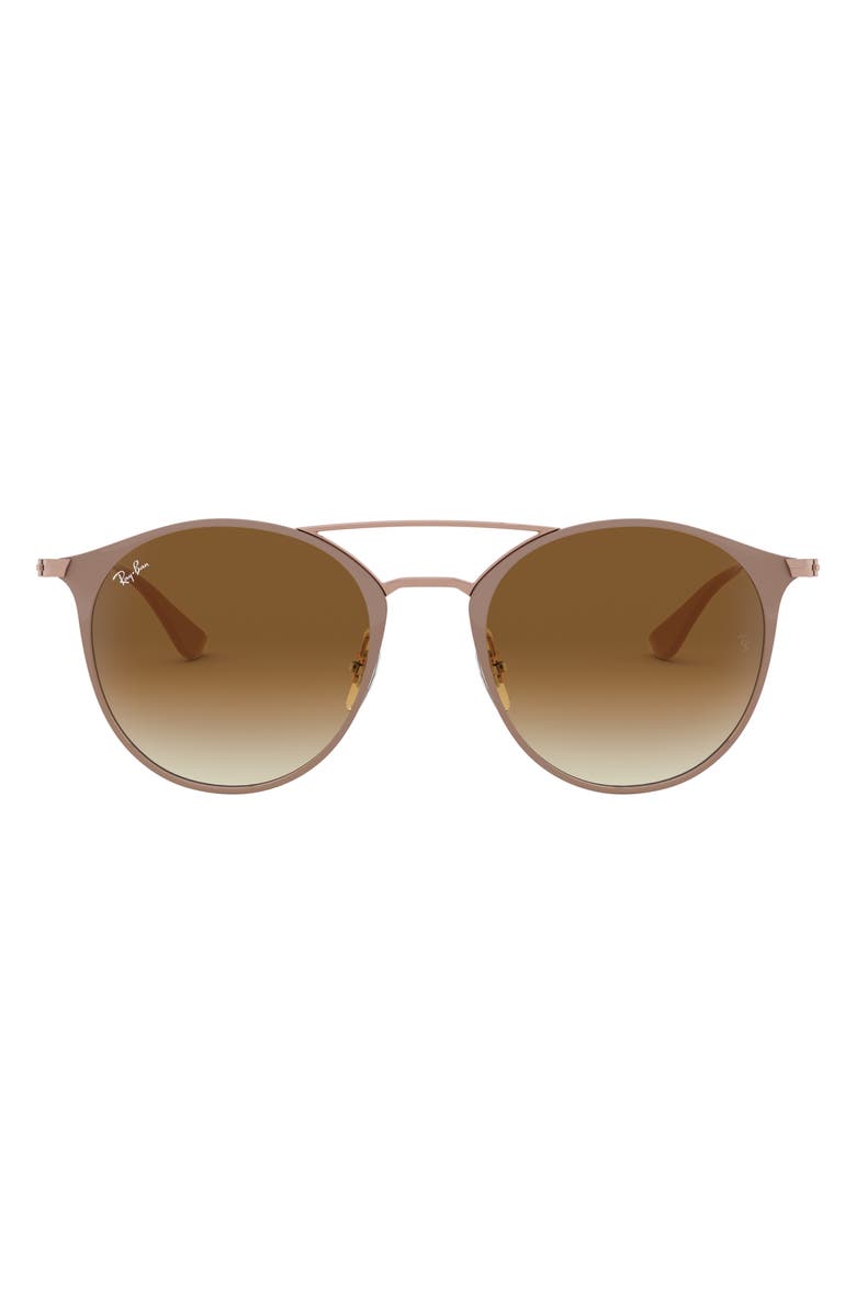 Ray-Ban 52mm Round Sunglasses, Main, color, Copper