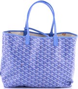Pre-Owned Goyard Saint Louis Reversible Tote Coated Canvas and Printed Canvas PM
