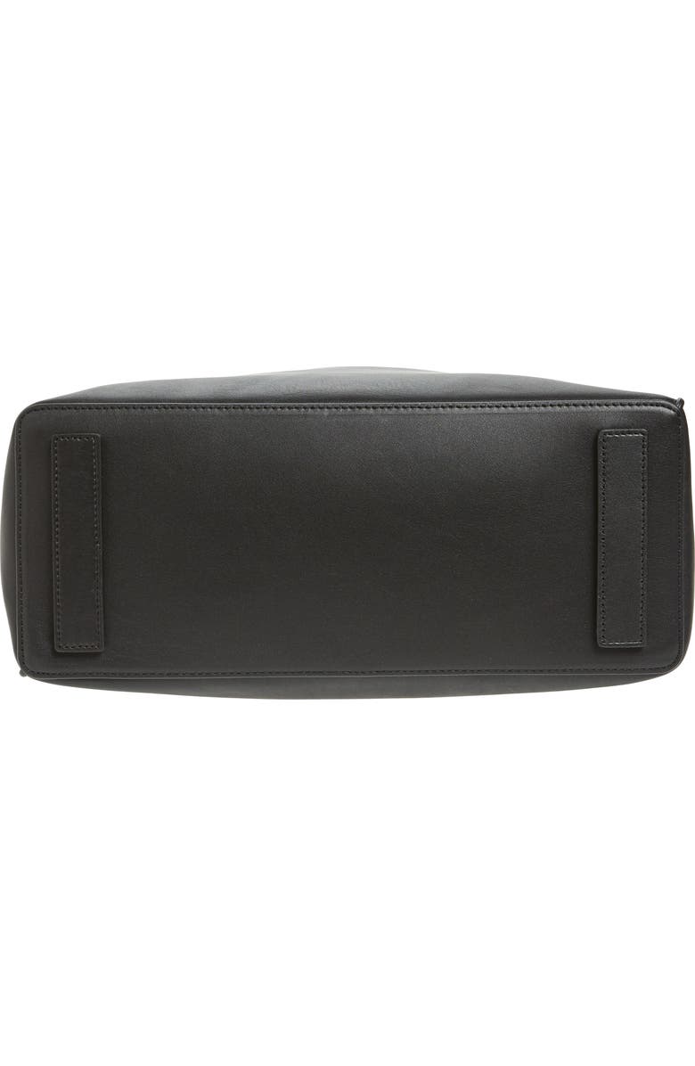 AllSaints Kepi North/South Leather Tote, Alternate, color,