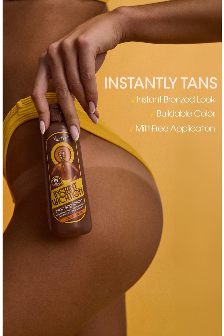 Instant Vacation Bronzing Lotion SPF 30 Body Sunscreen, Alternate, color, NO COLOR