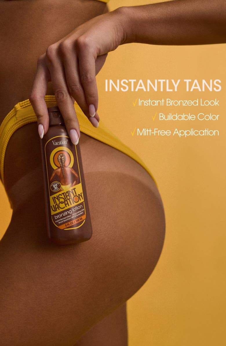 Vacation Instant Vacation Bronzing Lotion SPF 30 Body Sunscreen, Alternate, color,