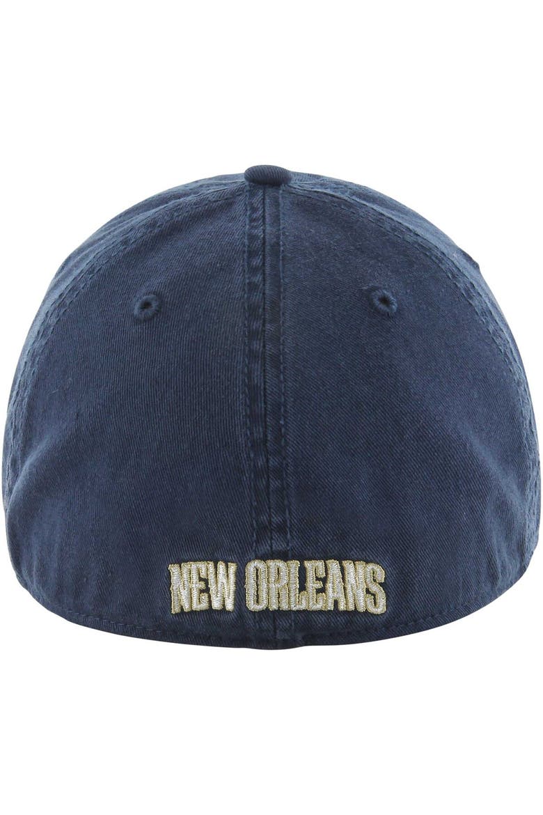 Men's '47 Navy New Orleans Pelicans  Classic Franchise Fitted Hat, Alternate, color, Navy