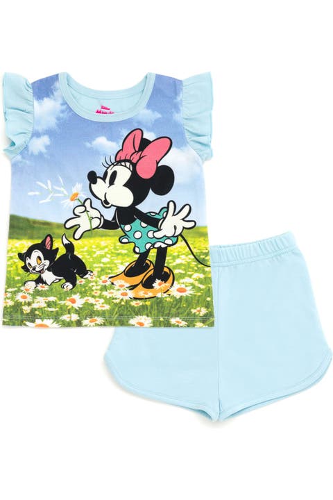 Minnie Mouse Sublimated 2-Piece T-Shirt and Shorts Set
