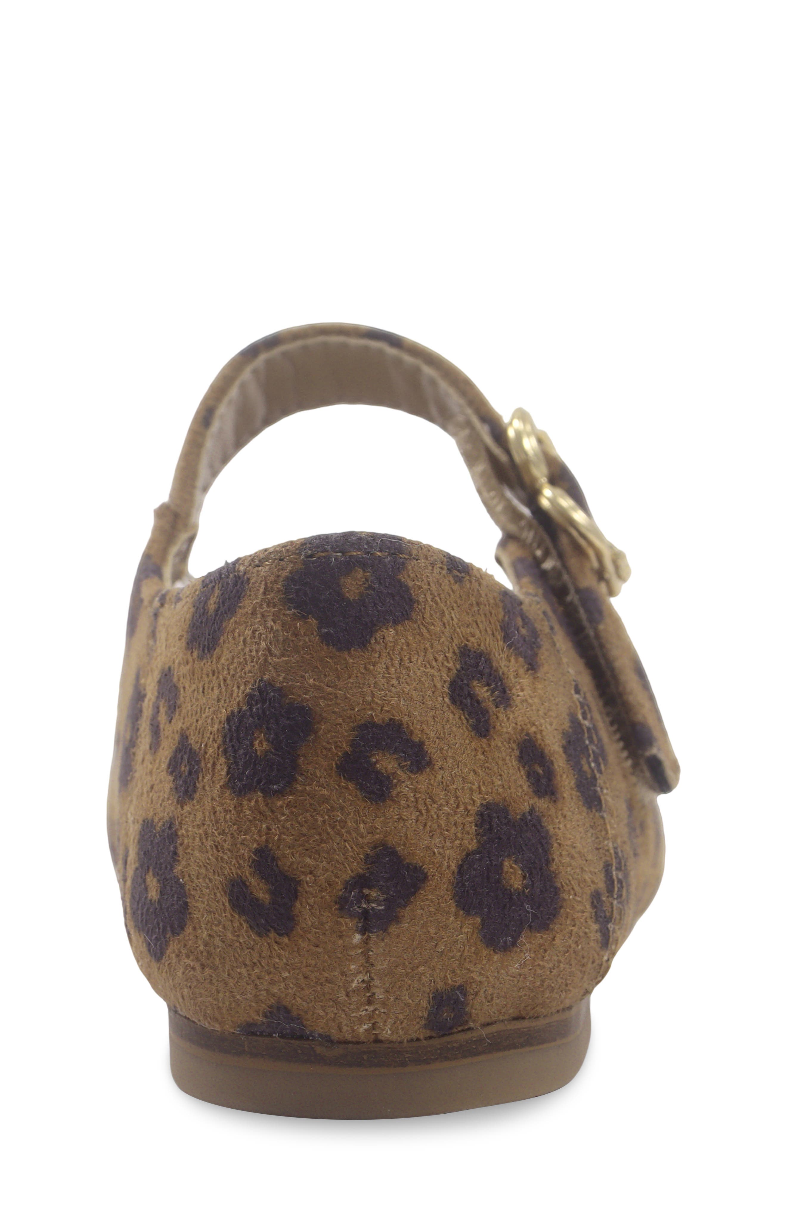 Kids' Maeve Michaela Mary Jane Flat, Alternate, color, LEOPARD