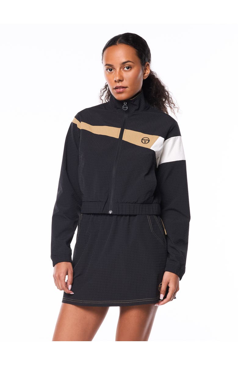 Sergio Tacchini Roma Track Jacket, Main, color, Black Beauty