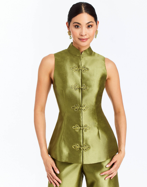 Mestiza New York Tamara Top in Green 