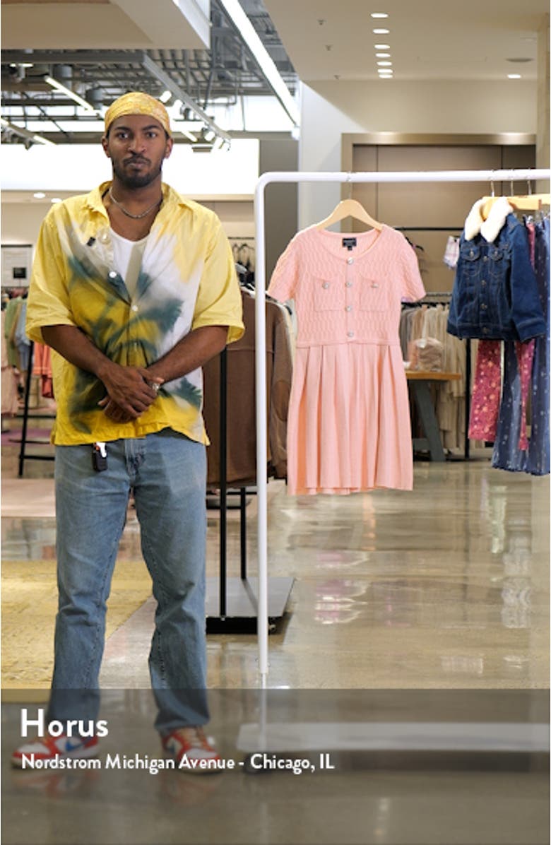 Kids' Pleated Sweater Dress, sales video thumbnail