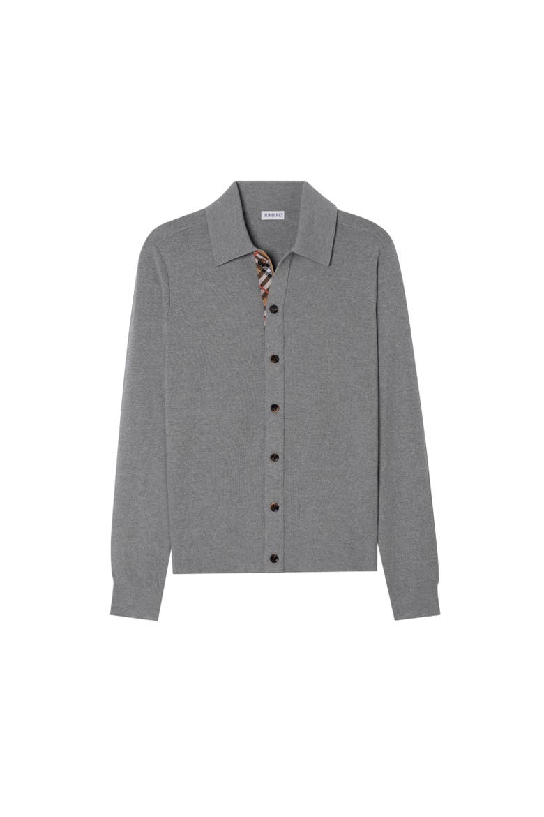 Wool Cardigan, Alternate, color, Grey
