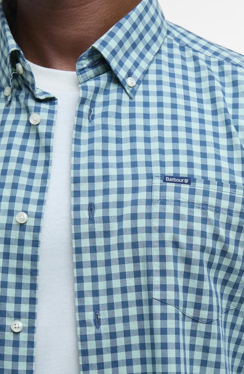 Barbour Merryton Tailored Fit Check Button-down Shirt In Pale Apple
