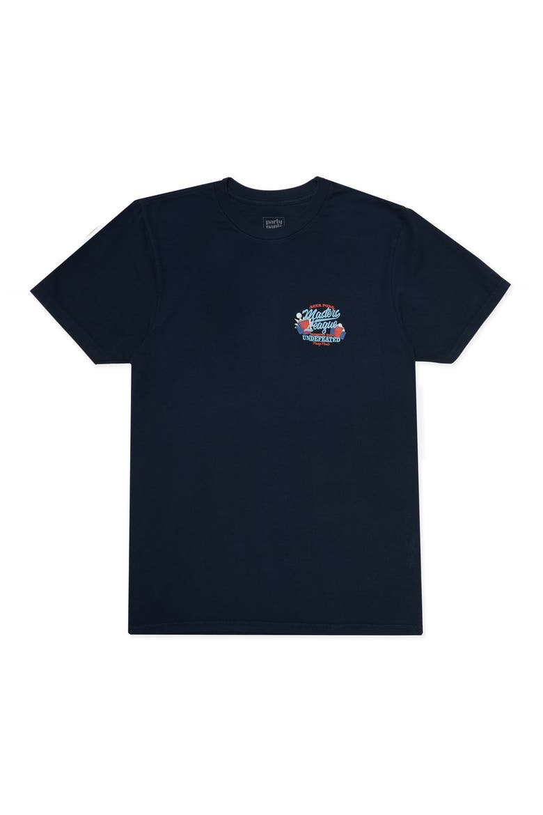 Masters League Graphic T-Shirt, Main, color, NAVY BLUE