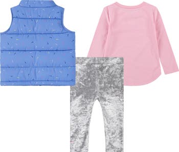 Swoosh Vest, Long Sleeve T-Shirt & Leggings Set <br />