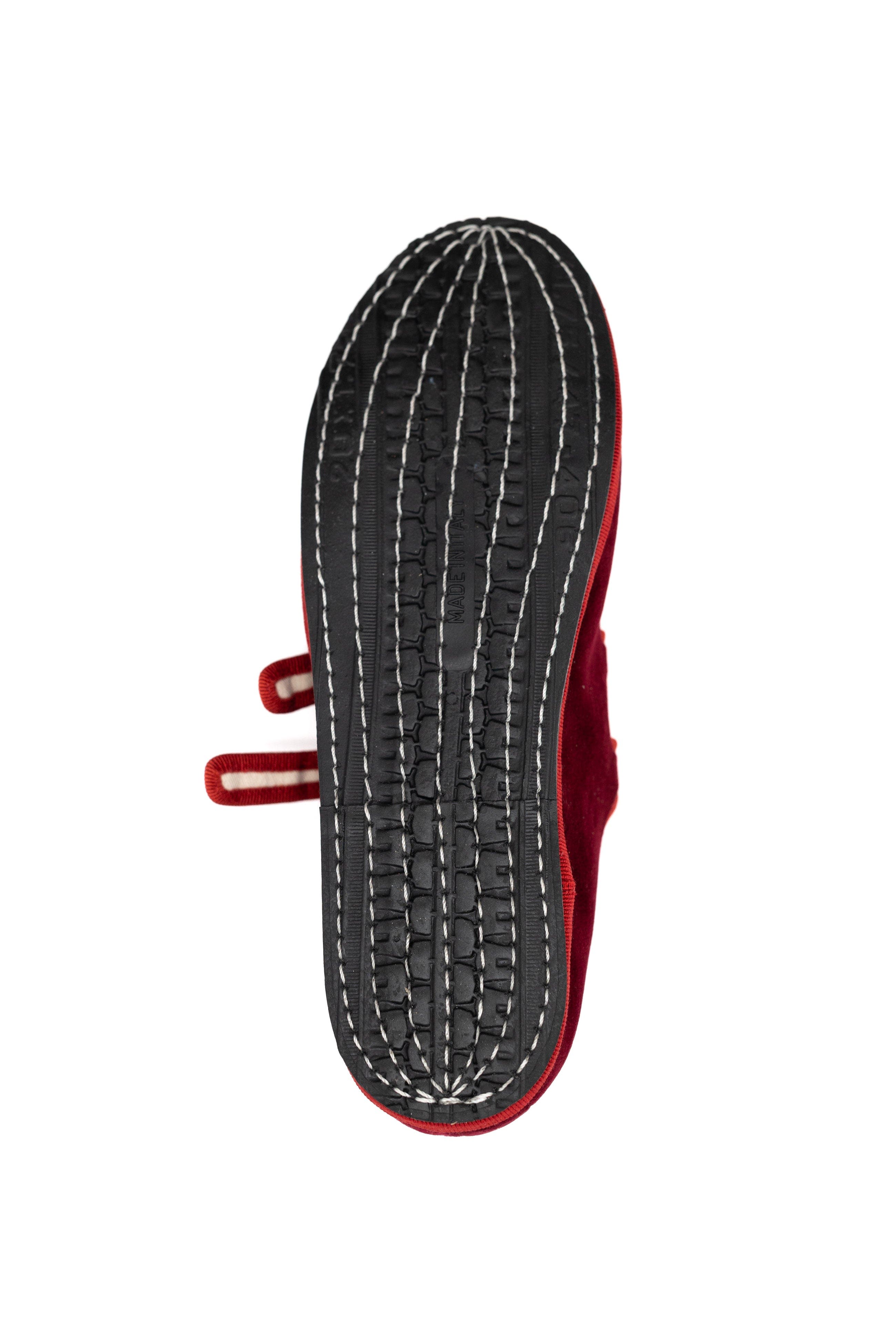 Mary Jane Double Strap Ballet Flats, Alternate, color, Accademia Deep Red