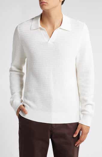 Vince Craftsman Rib Johnny Collar Sweater