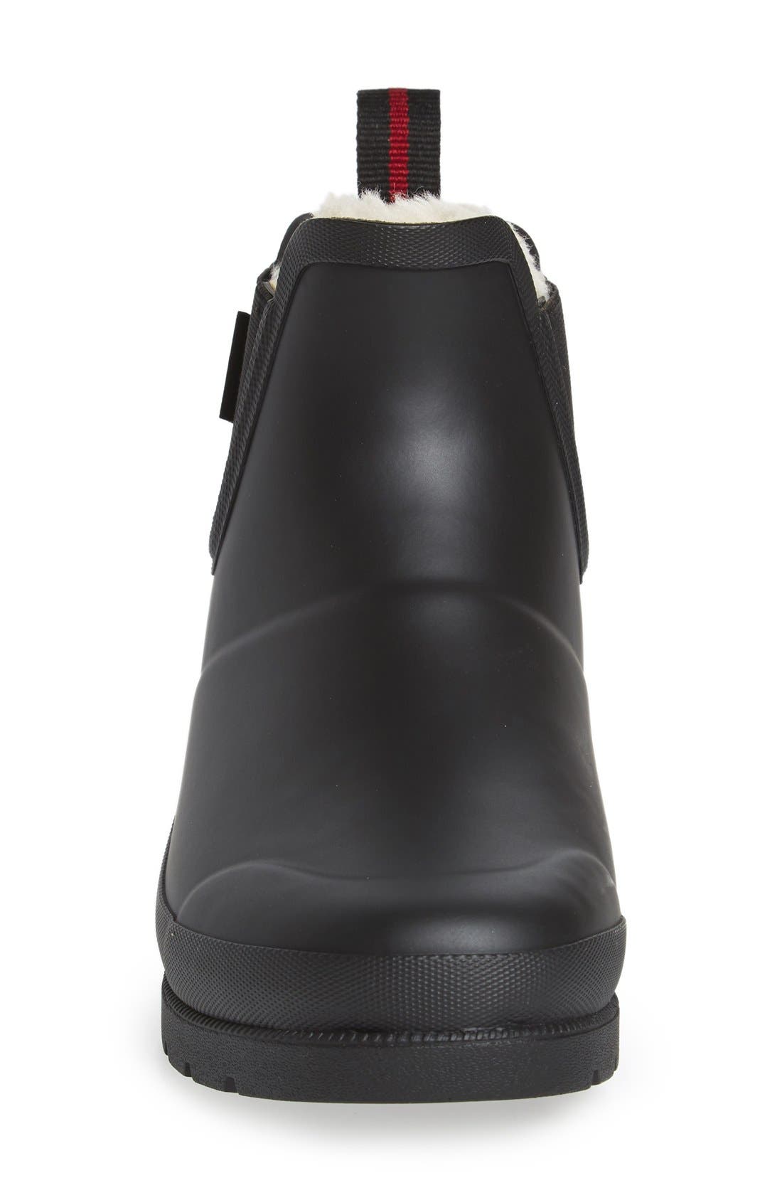 Chelsea Rain Boot, Alternate, color, BLACK