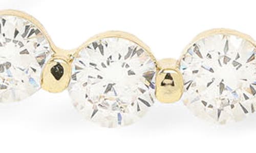 Melinda Maria Baby She's An Icon Heart Drop Earrings In Goldhite