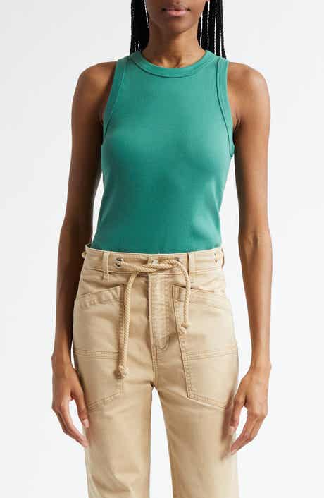 Veronica Beard Jordyn Rib Crop Tank