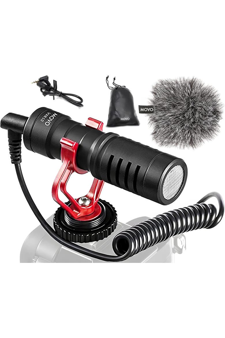 VXR10 Universal Camera Shotgun Microphone for Video Recording, Main, color, Black