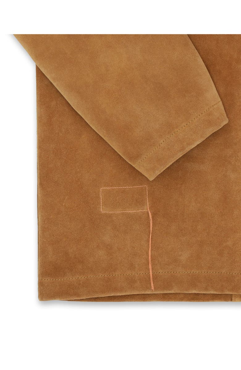 Fortela Montana Work Suede Leather Jacket, Alternate, color, Camel